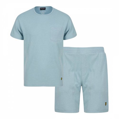 Light Blue Waffle Short Sleep Set - Lyle & Scott - Modalova