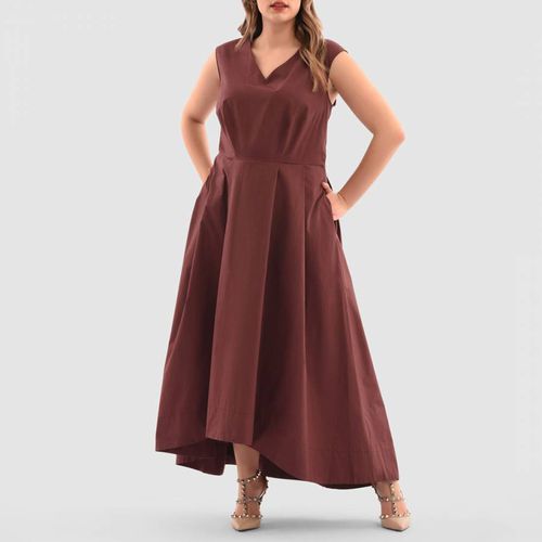 Chocolate High Low Dress - Closet - Modalova