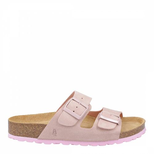 Pink Blaire Suede Flat Sandals - Hush Puppies - Modalova