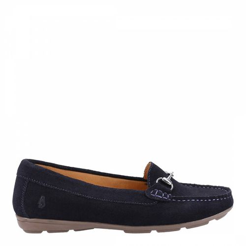 Navy Molly Snaffle Suede Loafers - Hush Puppies - Modalova