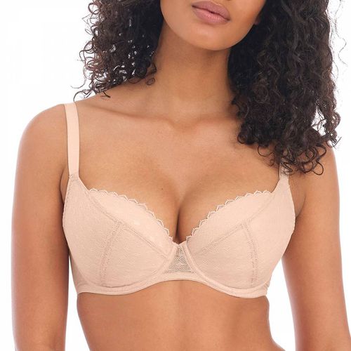 Beige Signature Padded Plunge Bra - Freya - Modalova