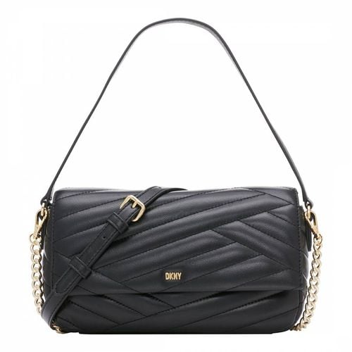 Gold Sara Flap Demi Crossbody Bag - DKNY - Modalova