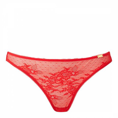 Red Glossies Lace Thong - Gossard - Modalova