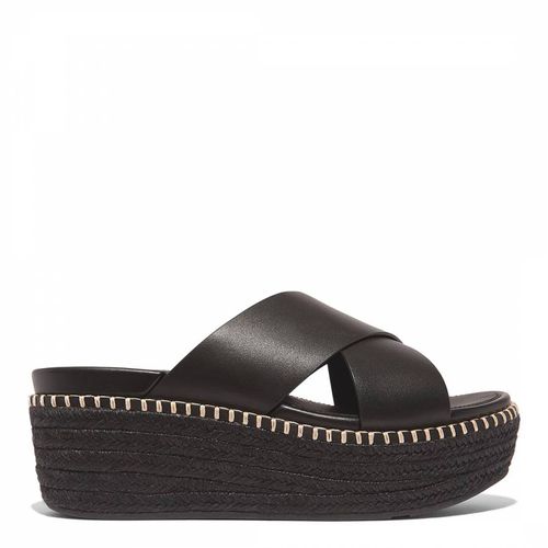 Leather Eloise Espadrille Wedge Slides - FitFlop - Modalova