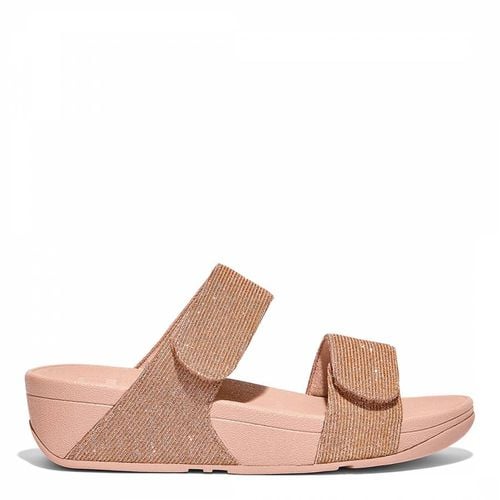 Rose Gold Lulu Shimmer Lux Slides - FitFlop - Modalova