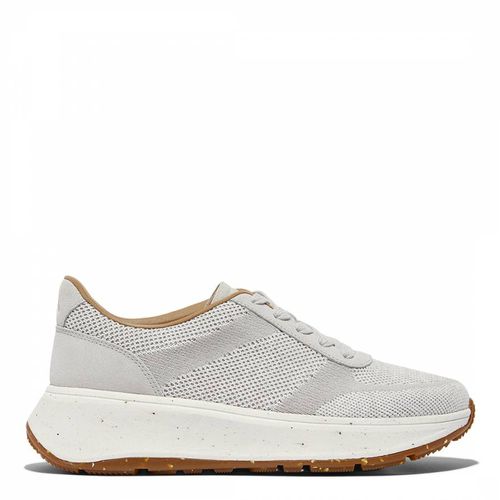 Grey Knit F-Mode Flatform Trainers - FitFlop - Modalova