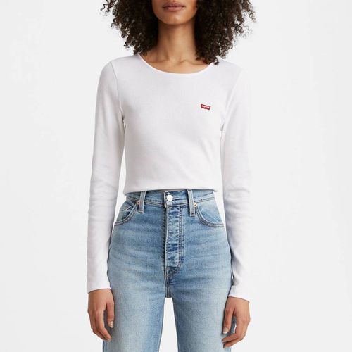 White Long Sleeve Cotton Blend Top - Levi's - Modalova