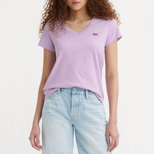 Lilac Perfect V-Neck Cotton T-Shirt - Levi's - Modalova