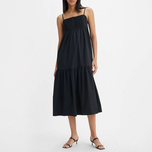 Black Issa Tiered Cotton Midi Dress - Levi's - Modalova