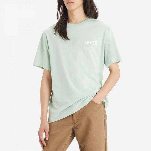 Sage Printed Logo Relaxed Cotton T-Shirt - Levi's - Modalova