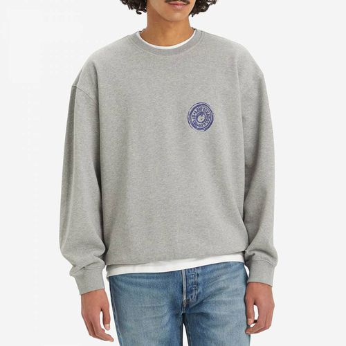 Grey Circle Logo Cotton Sweatshirt - Levi's - Modalova