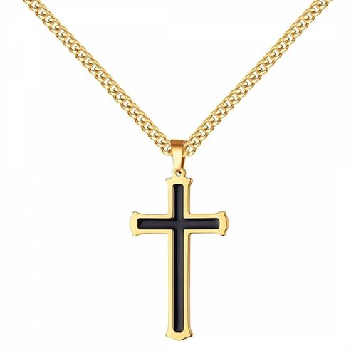 K Gold & Enamel Cross Necklace - Stephen Oliver - Modalova