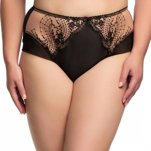 Black Julie Roses Brief - Dita Von Teese - Modalova