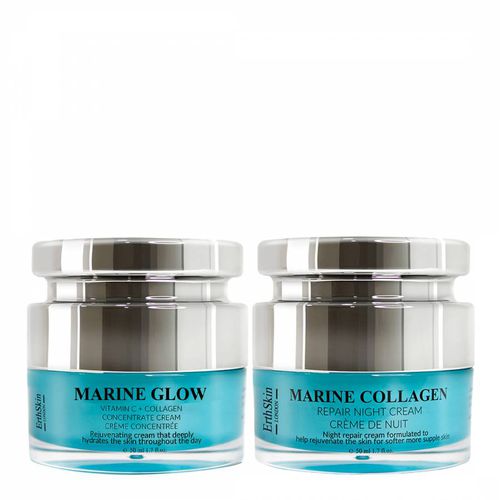 Marine Glow + Vitamin C Concentrate Cream 50Ml Marine Collagen Night Cream 50Ml - ERTH SKIN - Modalova