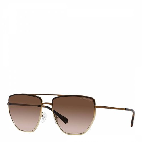 Gold Paros Sunglasses 60mm - Michael Kors - Modalova