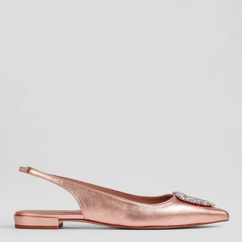 Leather Luana Slingback Flat Shoe - L K Bennett - Modalova