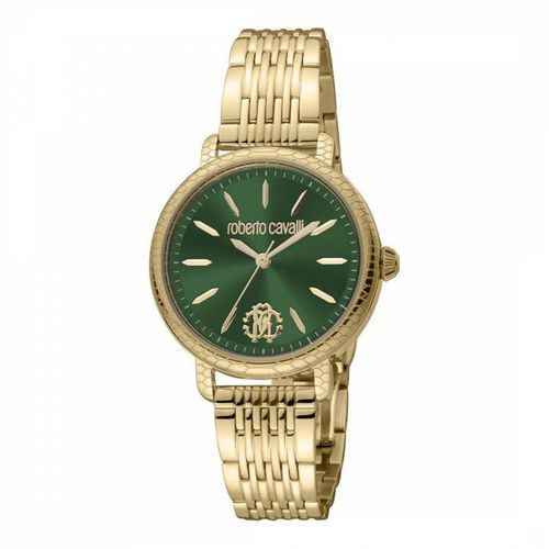 Women's Gold Stainless Steel Watch 32mm - Roberto Cavalli - Modalova