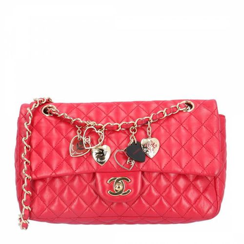 Red Chanel Timeless Shoulder Bag - Vintage Chanel - Modalova
