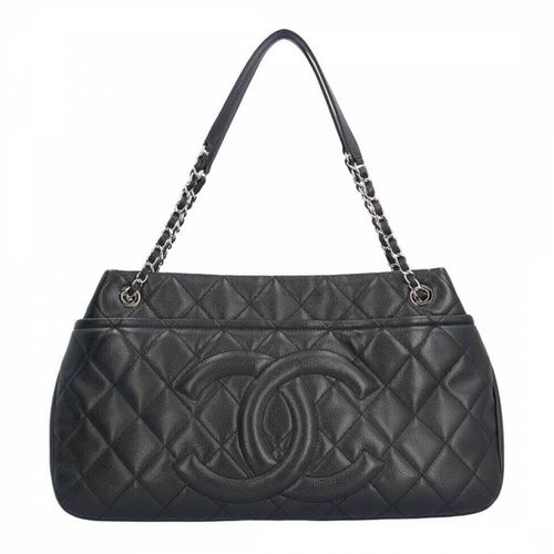 Black Chanel Matelasse Shoulder Bag - Vintage Chanel - Modalova