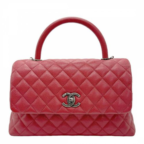 Red Chanel Coco Handle Handbag - Vintage Chanel - Modalova