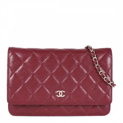 Red Chanel Matelasse Shoulder Bag - Vintage Chanel - Modalova