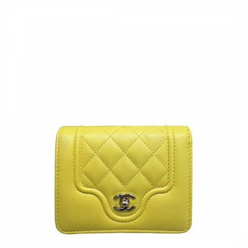 Yellow Chanel Mademoiselle Wallet - Vintage Chanel - Modalova