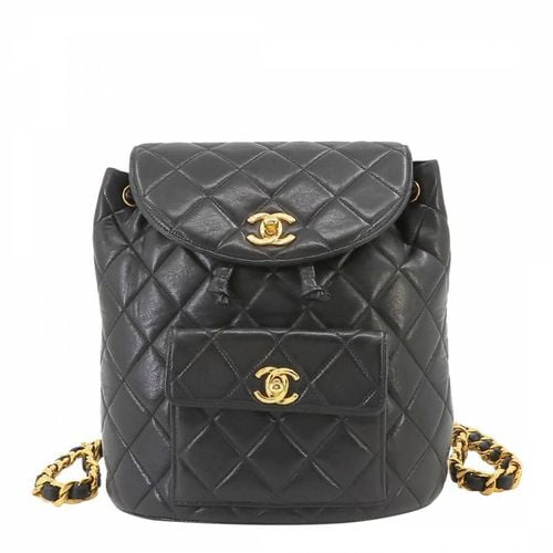 Black Chanel Matelasse Backpack - Vintage Chanel - Modalova