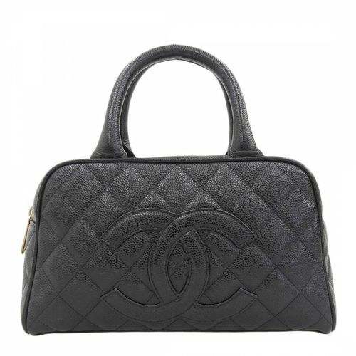 Black Chanel Bowling Handbag - Vintage Chanel - Modalova