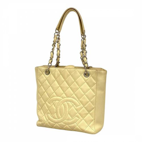 Ecru Chanel Shopping Shoulder Bag - Vintage Chanel - Modalova