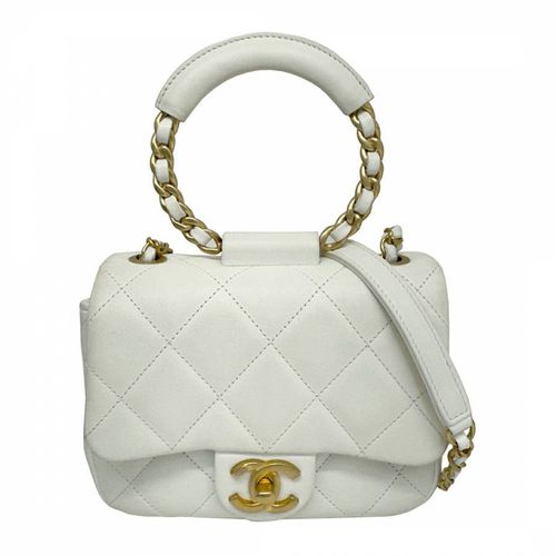 White Chanel Matelasse Handbag - Vintage Chanel - Modalova