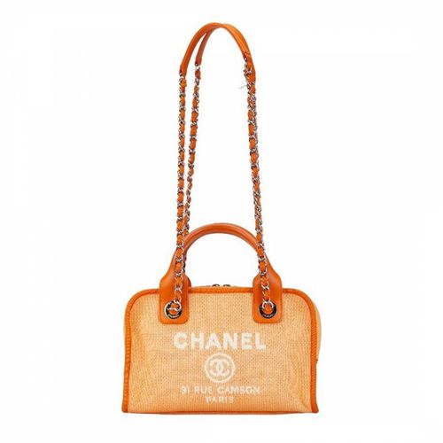 Orange Chanel Deauville Handbag - Vintage Chanel - Modalova
