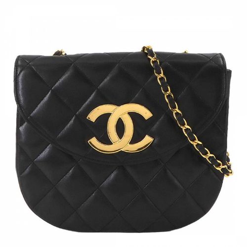 Black Chanel Matelasse Shoulder Bag - Vintage Chanel - Modalova