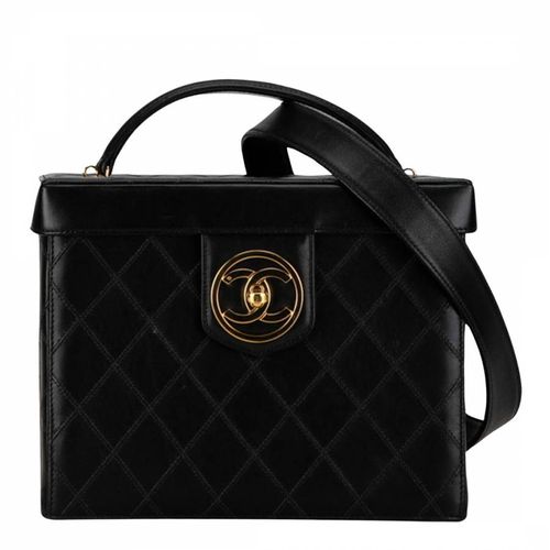 Black Chanel Vanity Handbag - Vintage Chanel - Modalova
