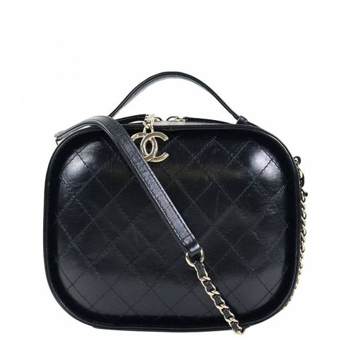Black Chanel Vanity Shoulder Bag - Vintage Chanel - Modalova
