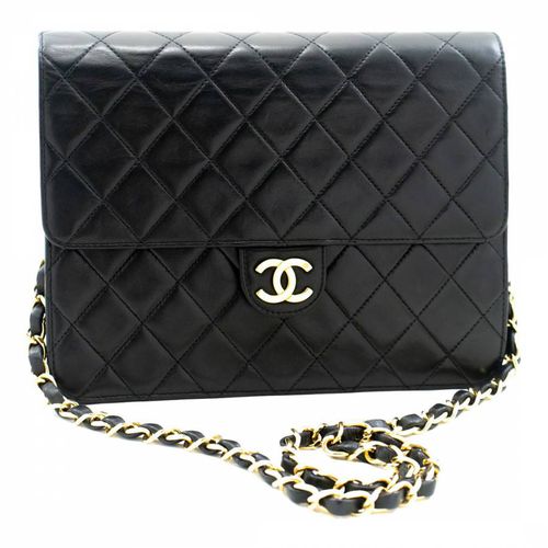 Black Chanel Quilted Shoulder Bag - Vintage Chanel - Modalova