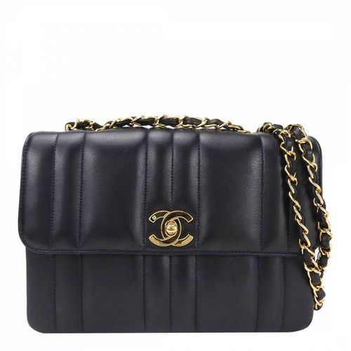 Navy Chanel Flap Bag Shoulder Bag - Vintage Chanel - Modalova
