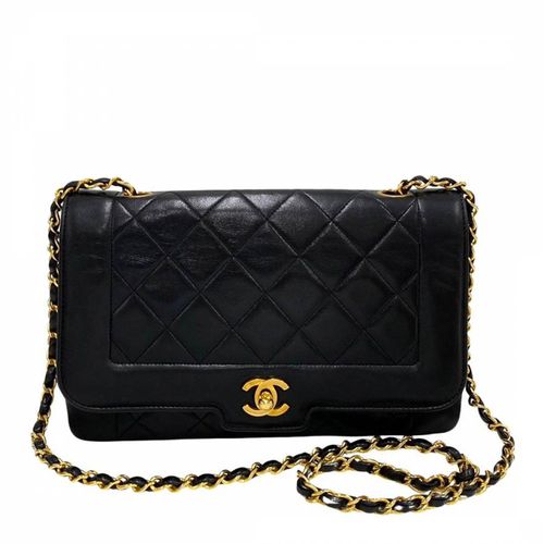 Black Chanel Diana Shoulder Bag - Vintage Chanel - Modalova