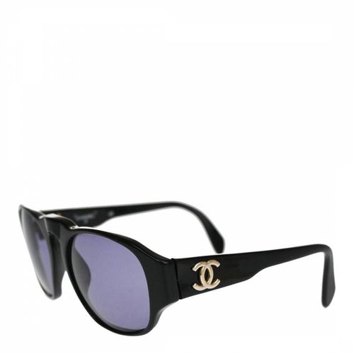 Black Chanel Cc Glasses - Vintage Chanel - Modalova