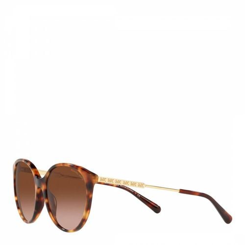 Amber Tortoise Cruz Bay Sunglasses 56mm - Michael Kors - Modalova