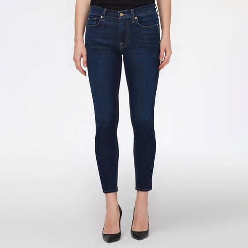 Dark Wash Skinny Stretch Jeans - 7 For All Mankind - Modalova