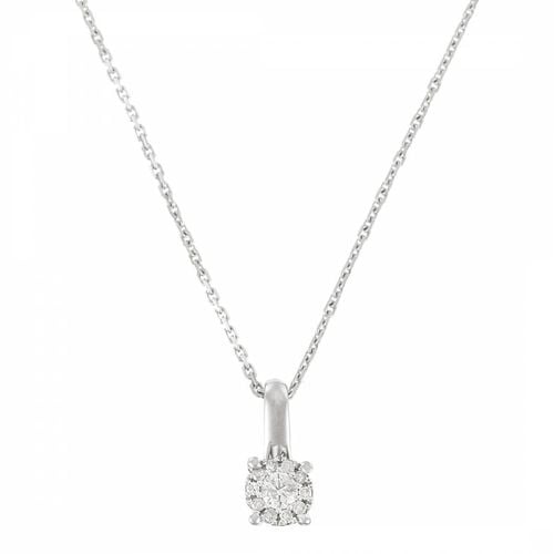 White Gold Diamond Akna Pendant Necklace - Artisan Joaillier - Modalova