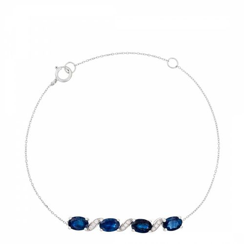 White Gold Sapphire Baru Bracelet - Artisan Joaillier - Modalova