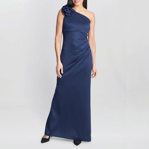 Navy Agatha Maxi Dress - Gina Bacconi - Modalova