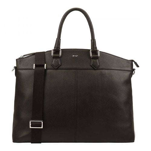 White Malka Holdall Leather Bag - Paul Costelloe - Modalova