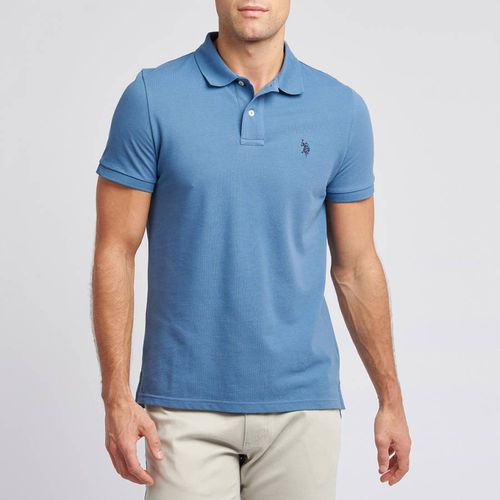 Pique Short Sleeve Cotton Polo Shirt - U.S. Polo Assn. - Modalova