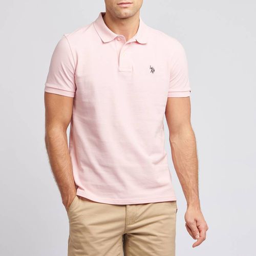 Pique Short Sleeve Cotton Polo Shirt - U.S. Polo Assn. - Modalova