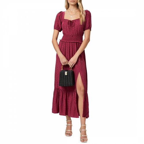 Burgundy Avonne Maxi Dress - Paige - Modalova