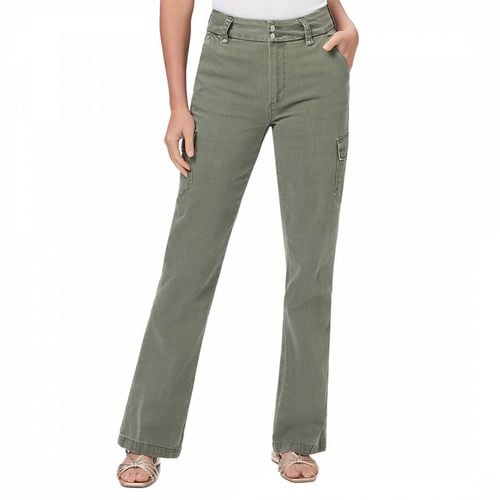 Khaki Dion Bootcut Cargo Pants - Paige - Modalova