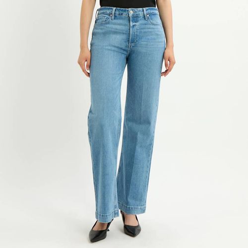 Blue Wide Leg Leenah Jeans - Paige - Modalova