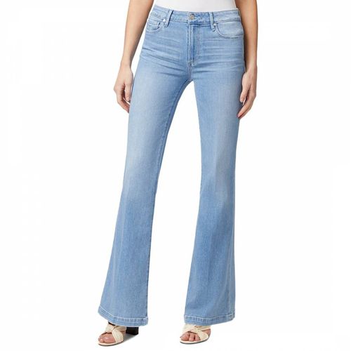 Light Wash Genevieve Flare Jeans - Paige - Modalova